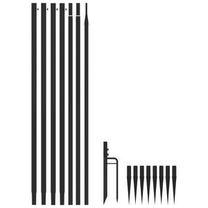 Sapin de Noël extra haut à LED blanc froid, design en métal et plastique - Product Image 5