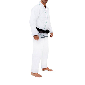 Kimono d'arts martiaux en coton ajusté pour adulte, respirant, pour BJJ et Karaté, uniforme d'arts martiaux taille adulte, logo personnalisable sur le devant - Product Image 1