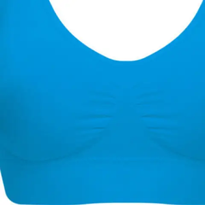 Soutien-gorge de sport grande taille sans coutures respirant à maintien élevé pour femme - Spandex/Polyester Écologique pour le yoga et les activités sportives - Product Image 3