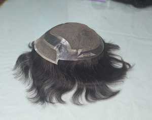 Peluca de cabello humano con frente de encaje HD modelo Taz superventas, tupé de monofilamento sin pegamento de alta calidad, Base de encaje transparente Bangladesh - Product Image 6