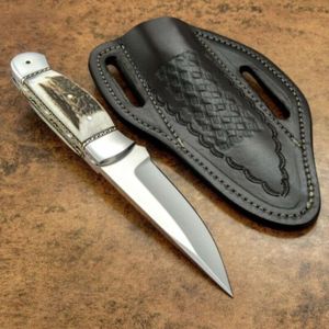 Couteaux Bowie Western faits main sur mesure, en acier inoxydable, lame fixe, pour la chasse, la survie, le camping, le bushcraft, équipement de coupe pour activités de plein air - Product Image 1