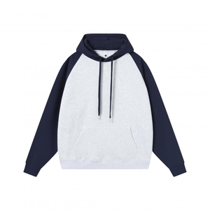 Sudadera con Capucha para Hombre, Azul Claro, Corte Regular, Manga Regular, con Bolsillo, Tejido de Algodón, Anti-Pilling, Estilo Otoñal - Product Image 3