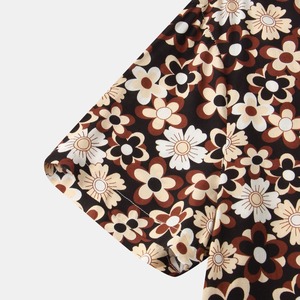 Men's Hawaiian <b>Shirt</b> Floral Print Casual Button Down Poplin Polyester Cotton Island Vacation <b>Summer</b> <b>Shirt</b> - Product Image 5