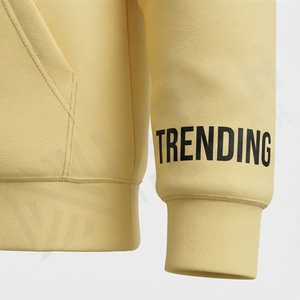 Sudadera con Capucha Extra Grande de Felpa de Algodón con Logotipo de Empresa Bordado Personalizado, Uniformes para Personal, Pedidos Personalizados en Color Suave - Product Image 6