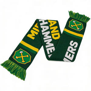 Bufanda Deportiva Jacquard con Logotipo Personalizado, Tejida por Ambos Lados, Bufanda Larga para Aficionados al Fútbol, Venta de Fábrica - Product Image 1
