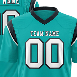 ชุดเสื้อฟุตบอลอเมริกันชายแบบขายส่งสั่งทำพิเศษ พิมพ์ลายเสื้อผ้ากีฬาแบบเรียบพร้อมชื่อทีม - Product Image 2