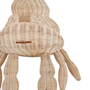 Crabe ermite en rotin, décoration suspendue en forme d'animal marin, crabe en osier tressé à la main pour chambre d'enfant, chambre de tout-petit, vente en gros - Product Image 2
