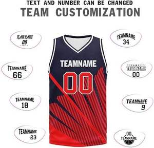 Maillots de basket-ball personnalisés double face, haute qualité, 100% polyester, vêtements de sport, uniformes d'équipe, impression par sublimation professionnelle - Product Image 6