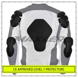 Chaqueta de Motocicleta Personalizada de Diseño Moderno para Hombre, Cómoda, con Protección Textil, Chaqueta de Verano para Moto - Product Image 4