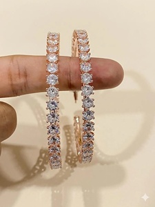 Boucles d'oreilles créoles vintage en laiton plaqué or 18 carats avec perles naturelles surdimensionnées, bijoux élégants pour soirée, cadeau pour elle - Product Image 2