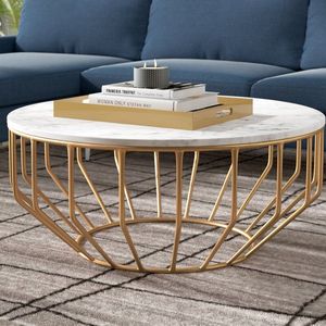 Mesa decorativa, mesa de centro, mesa de centro minimalista, mesa de centro elegante, mesa de centro glamurosa, muebles - Product Image 3