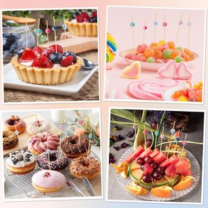 Paquete de 100 Palillos de Bambú de 4.7 Pulgadas de Largo para Cócteles, Aperitivos y Bebidas - Product Image 4