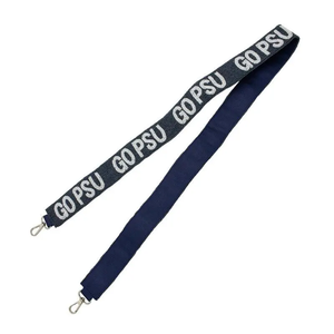 Go PSU Navy Webbing <b>Strap</b> with Raised Text Fashionable Adjustable Bag Accessory - Product Image 1