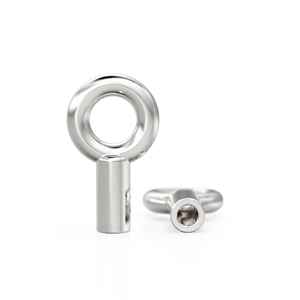 14k Yellow <b>Gold</b> Crimp End Cap with Jump Ring 0.9mm Hole-Set of 2 or 10 Jewelry Findings & Components - Product Image 3