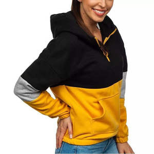 Sudaderas con letras grandes personalizadas, serigrafía con logotipo personalizado, sudadera holgada de manga larga, sudadera holgada extragrande para mujer - Product Image 2