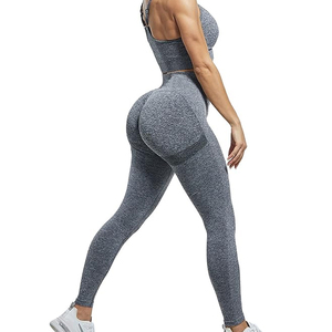Women's High Waist <b>Seamless</b> Sports <b>Leggings</b> for Yoga Fitness Workout Running Activewear Training Wear - Product Image 2