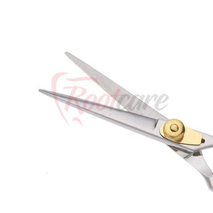 Premium Quality Stainless Steel Barber <b>Scissors</b> Sharp Edge Professional Hair Salon <b>Left</b>-<b>Handed</b> Foldable Long Handle ROOTCARE - Product Image 3