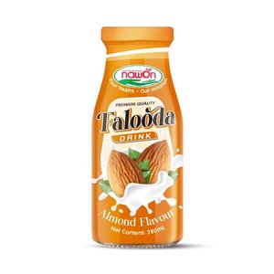 Muestra Gratuita de la Marca NAWON, Bebida Falooda de Etiqueta Privada, Vietnam OEM ODM, Modelo NW060834, Serie de Leche Multisabor en Botella de Vidrio - Product Image 1