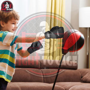 Gants de boxe en cuir PU tendance et populaires pour enfants, 16 oz, design personnalisé imprimé, pour la vente en gros - Product Image 5