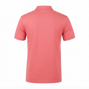 Polo Cómodo de Corte Regular para Hombre, Transpirable, Informal, Esencial para el Armario, Versátil, de Manga Corta - Product Image 2