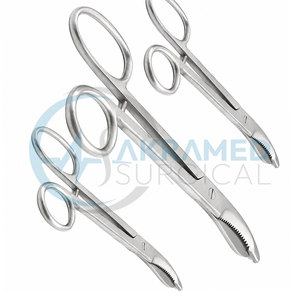 Ensemble de 3 ciseaux à pansements en acier inoxydable, instruments chirurgicaux orthopédiques, ciseaux à découper les bandages et les plâtres, certifiés CE - Product Image 2