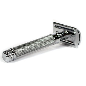 Maquinilla de Afeitar Manual Desechable de Acero Inoxidable con Mango de Plástico para Barbería, Cuidado de la Barba y Afeitado a Mano para Hombres - Product Image 1