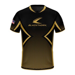 Camiseta Deportiva con Cuello en V para Hombre, Sublimación Completa, Secado Rápido, Poliéster, Ropa para Videojuegos - Product Image 6