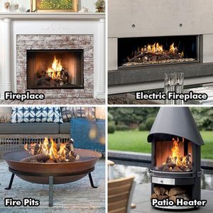 Set di 9 Tronchi in Ceramica per Braciere, Accessori per Caminetto a Gas Finto per Interni o Esterni - Product Image 6