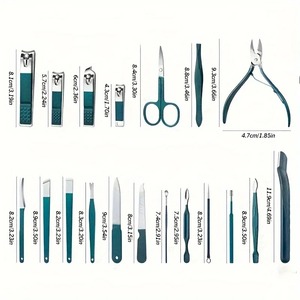 ชุดอุปกรณ์ดูแลเล็บมือและเล็บเท้าแบบมืออาชีพ 7-18 ชิ้น BAFA SURGICAL INSTRUMENTS ทำจากสแตนเลส พร้อมใบมีดโค้งคม สำหรับการเดินทาง - Product Image 6
