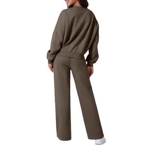 Conjuntos Deportivos de Dos Piezas para Mujer, de Manga Larga, Holgados e Informales, de la Mejor Calidad, al por Mayor - Product Image 2