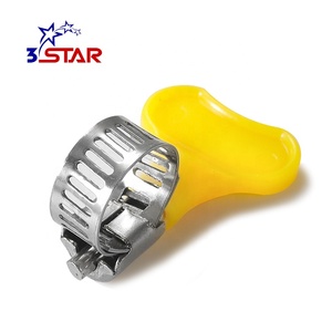 Thép mạ kẽm/Thép không gỉ phong cách Mỹ Ống kẹp với nhựa bướm Key xử lý trong nhiều màu sắc - Product Image 3
