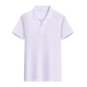Camiseta polo de trabajo con logo impreso personalizada OEM, camiseta cultural publicitaria, camiseta polo de color sólido de fábrica. - Product Image 1