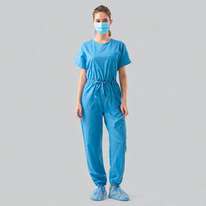 Tenues médicales unisexes personnalisables en gros – Blouses d'hôpital non tissées - Product Image 4