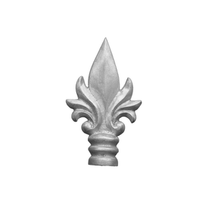 Remate decorativo de aluminio Fleur de Lis para puerta de villa, valla, barandilla, balaustrada y poste, adorno exterior - Product Image 3