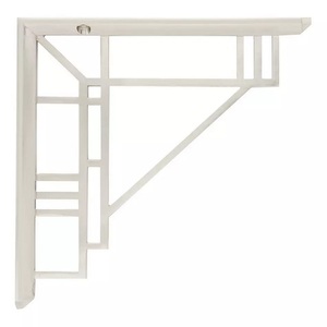 Stainless Brass <b>Shelf</b> <b>Brackets</b> Rustic Silver <b>Brackets</b> Durable Metal Support For Indoor UseHome Decor Connectors <b>Shelf</b> Supports - Product Image 2