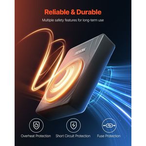 Subwoofer Auto Sottosedile Slim da 8 Pollici 300W con Amplificatore Integrato e Audio High/Low, Subwoofer Auto a Basso Profilo da 300W con Sedile - Product Image 5