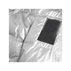 Veste matelassée à capuche imperméable en tricot sublimé personnalisée pour hommes et femmes, hiver, doublure en laine 240 grammes, doublure en nylon, OEM ODM - Product Image 5