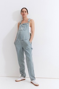 Salopette en jean pour femme de style vintage, bretelles réglables, coupe ajustée, douce et confortable, tenue décontractée streetwear - Product Image 6