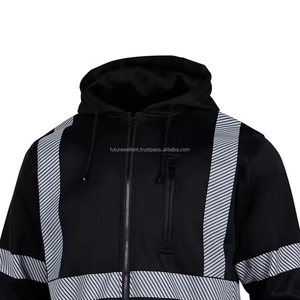 แจ็กเก็ตช่างเครื่องผู้ชายผ้าฝ้าย100% ระบายอากาศได้ดีชุดทำงานทนไฟมีคุณสมบัติสะท้อนแสง - Product Image 5