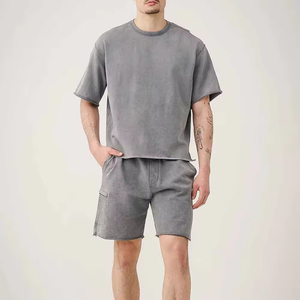 Ensemble d'été pour homme, t-shirt à manches courtes et short, 2 pièces, ensemble décontracté personnalisé, vêtements pour homme, ensembles de chemises pour homme - Product Image 3