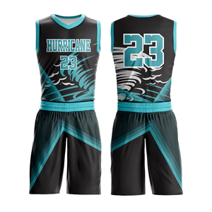 ชุดยูนิฟอร์มบาสเก็ตบอลเยาวชน ชุดเสื้อเจอร์ซีย์บาสเก็ตบอลพิมพ์ลายแบบ Sublimation กางเกงขาสั้นตาข่ายระบายอากาศ แห้งเร็ว ชุดฝึกซ้อมทีม - Product Image 4