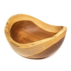 Bols en bois de teck et bols à fruits de forme rectangulaire, design moderne du milieu du siècle, fabriqués à la main, OEM, sur mesure, vente en gros |   Aqudus Saleem Inde - Product Image 4