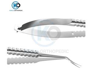 Instrumentos Quirúrgicos Oftálmicos Manuales de Titanio y Acero, Pinzas para Capsulorrexis, Pinzas Vitreoretinales, KAHLU ORTHOPEDIC - Product Image 3