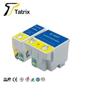 Tatrix T036 잉크젯 카트리지 T037 T036 컬러 호환 프린터 잉크 카트리지 엡손 스타일러스 C42UX/C44UX C46