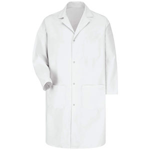 Blouse de laboratoire professionnelle pour hommes, blanche, unisexe, en coton, pour médecins, infirmières, laboratoire médical - Product Image 3