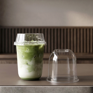 Gobelets à café jetables du Vietnam de 12, 16 et 22 oz, en plastique transparent PP PET avec couvercle, pour boissons froides, café, thé glacé, boba, lait - Product Image 6