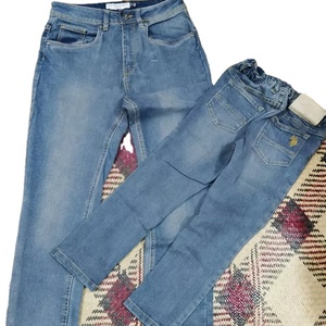 Jeans Vaqueros de Mezclilla Lavados Personalizados de Msn para Hombre, Corte Regular, Pierna Recta, Estilo Urbano, Retro, Diseño Sólido, Lavables, para Fiesta, Invierno y Otoño - Product Image 5