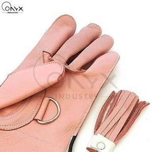 Premium Product 3 Layer <b>Padded</b> Falconry Gloves Genuine Leather Training Gauntlets Anti <b>Scratch</b> Pet Grooming Gloves - Product Image 6