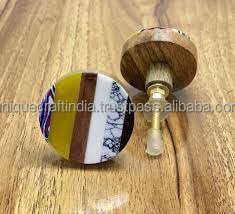 Bouton en bois en résine artisanale pour portes d'armoires-Tous les types! Souvenirs nautiques écologiques à bon prix - Product Image 4