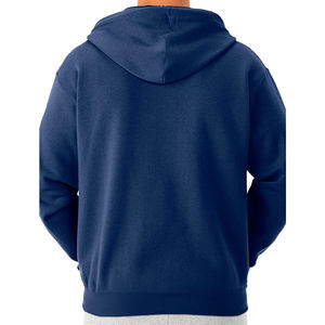 Sudadera con Capucha Personalizada para Hombre, Color Sólido, 100% Algodón, Gruesa, Ecológica, Resistente al Viento e Impermeable, Informal, de Invierno, OEM, ODM - Product Image 2